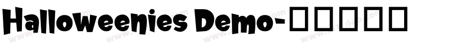 Halloweenies Demo字体转换